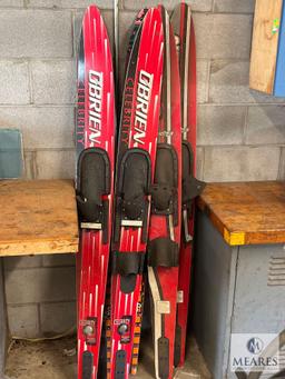 Three Sets of O'Brien Water Skis