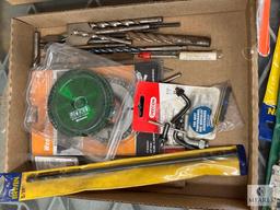 Mixed Lot of Circular Saw Blades and Boring Bits