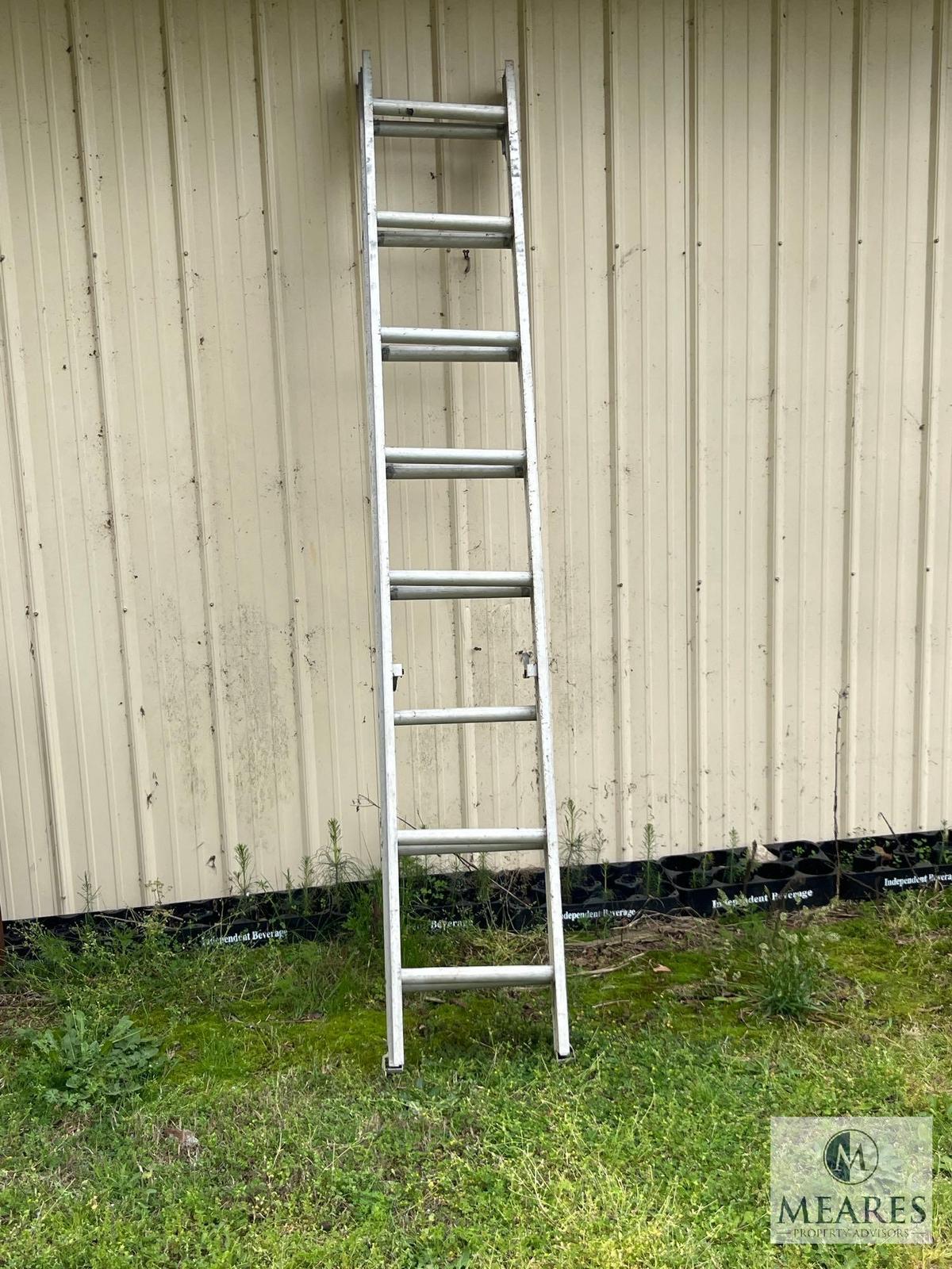 16-foot Aluminum Extension Ladder