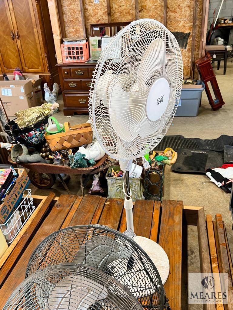 Group of Four Floor Fans