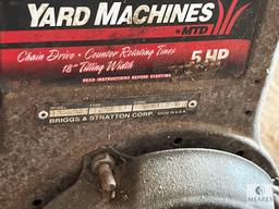 MTD Yard Machines 5HP Rear Tine Tiller with Briggs & Stratton Engine