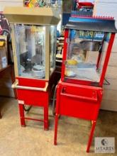Group of Two Portable Popcorn Makers in Need of Repair