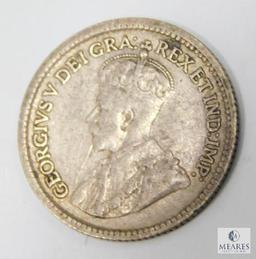 1914 Canada Five Cents Silver, VF