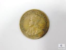 1920 Canada Five Cents Silver, Fine