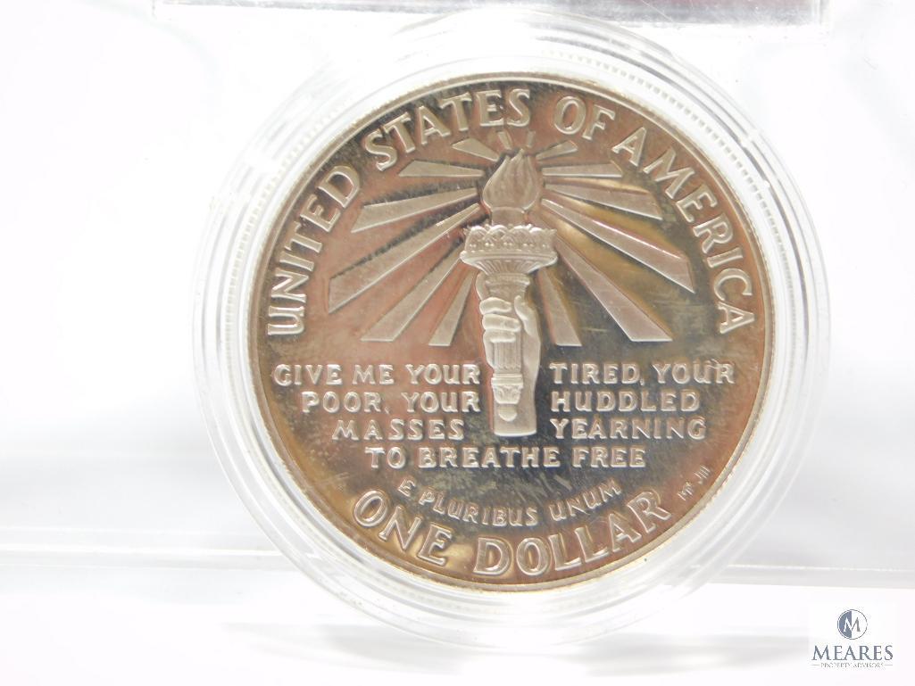 1986 Proof Two Coin Set, Silver Dollar & Half Dollar