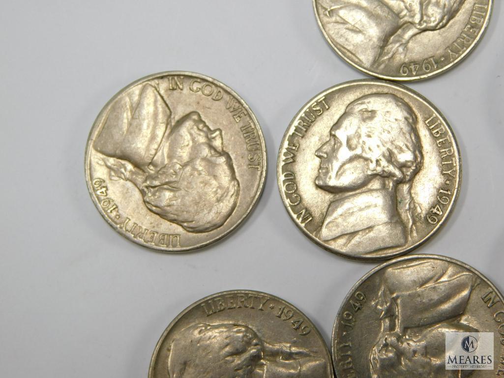 $2.00 Roll 1949-S Jefferson Nickels