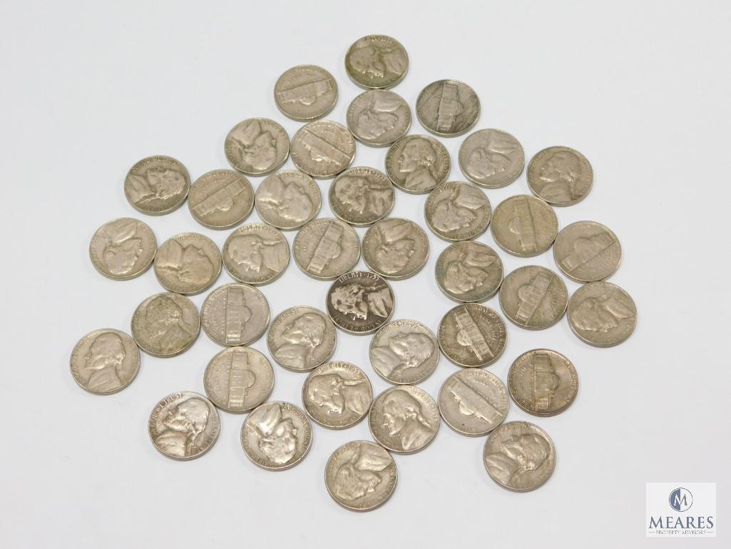 $2.00 Roll 1955 Jefferson Nickels