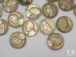 $2.00 Roll 1955 Jefferson Nickels