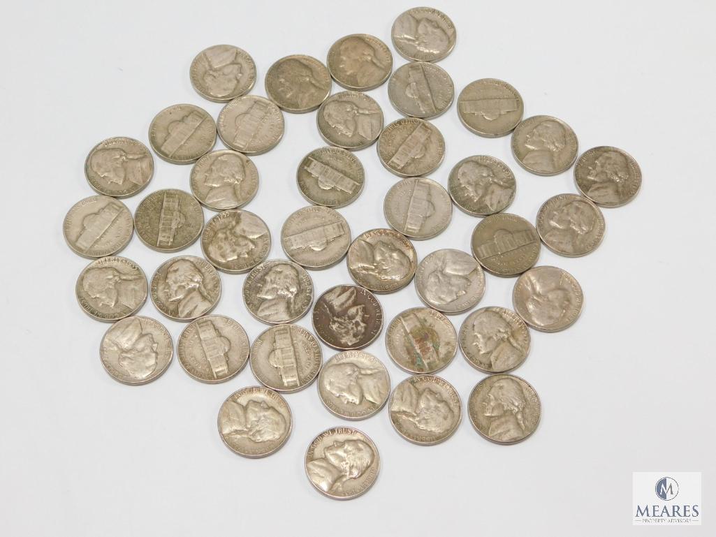 $2.00 Roll 1955 Jefferson Nickels