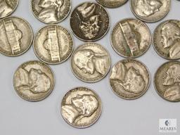 $2.00 Roll 1955 Jefferson Nickels