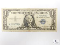 Four $1.00 Silver Certificates, Circulated