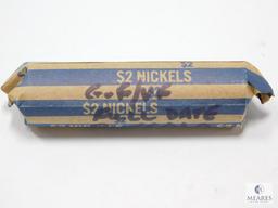 $2.00 Roll Full Date Buffalo Nickels, G-F/VF