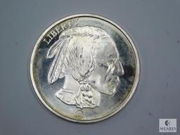 Indian Head/Buffalo One Ounce Silver Round