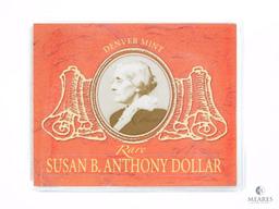 1980 P-D-S BU S.B. Anthony Dollars In Individual Holders With Mint & Coin History