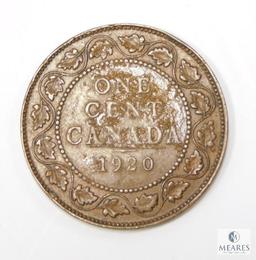 1920 Canada Large Cent, VF-XF