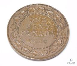 1920 Canada Large Cent, VF-XF