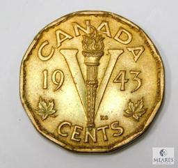 1943 Canada Nickel, MS 63