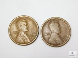 Lincoln Cents 1917-P-D-S, 1919-P-D-S, 1920-D, 1920-S