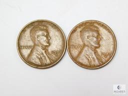 Lincoln Cents, 1937-P-D-S, 1938-P-D-S, 1939-P-D-S, Grades F&VF
