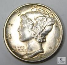 1944 Mercury Dime, MS 63