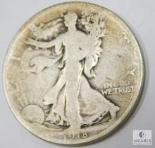 1918-S Walking Liberty Half, VG