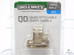 New Uncle Mike's Stainless QD Rifle Sling Swivels