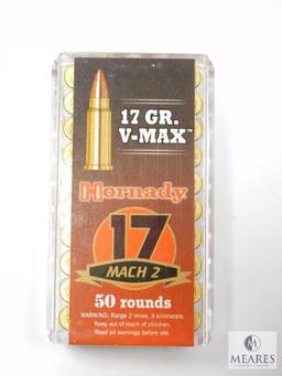 50 Rounds Hornady .17 Mach 2 With 17 Grain V-Max Bullet