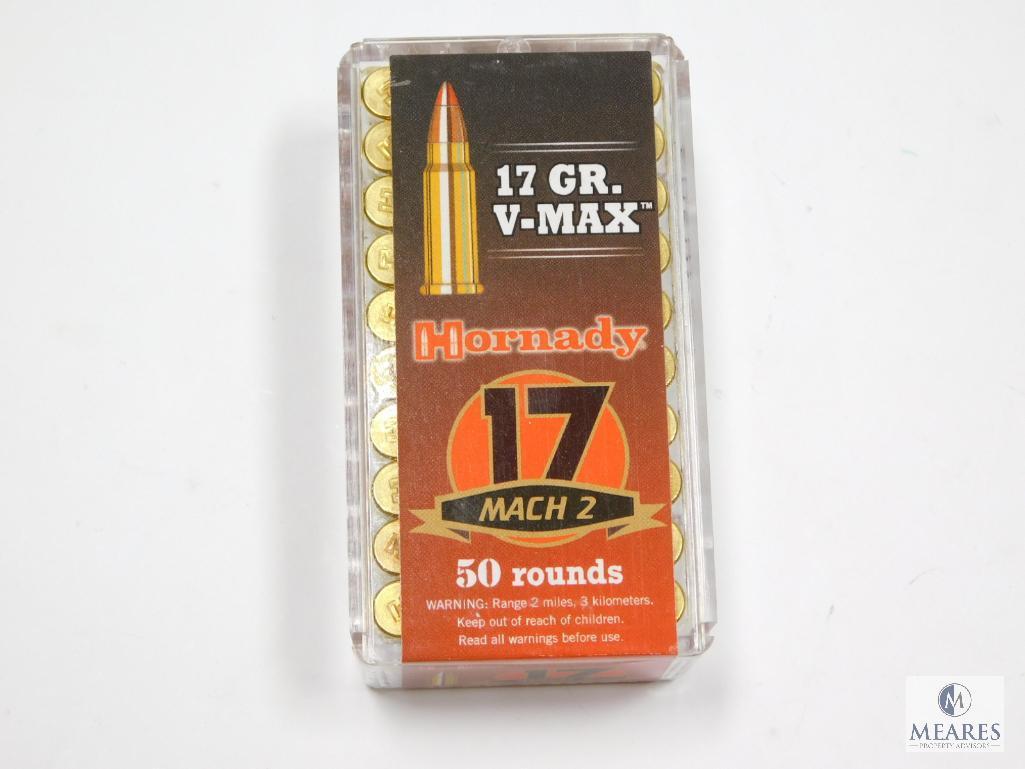 50 Rounds Hornady .17 Mach 2 With 17 Grain V-Max Bullet