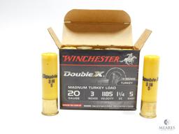 10 Rounds Winchester DoubleX .20 Gauge Mag Turkey Load 3" 1 1/4 oz.