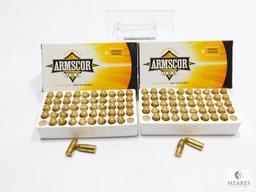 100 Rounds Armscor 32 Auto 72 Grain FMJ