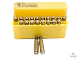 20 Rounds .222 Remington Brass Flambeau Cartridge Box .222-.222 Magnum