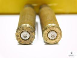 20 Rounds .222 Remington Brass Flambeau Cartridge Box .222-.222 Magnum