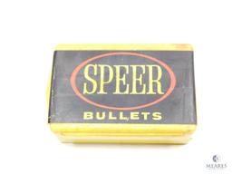 One Box of Approximately 50 Projectiles by Speer .35 Caliber (.358") Diameter 255 Grain Flat Nose