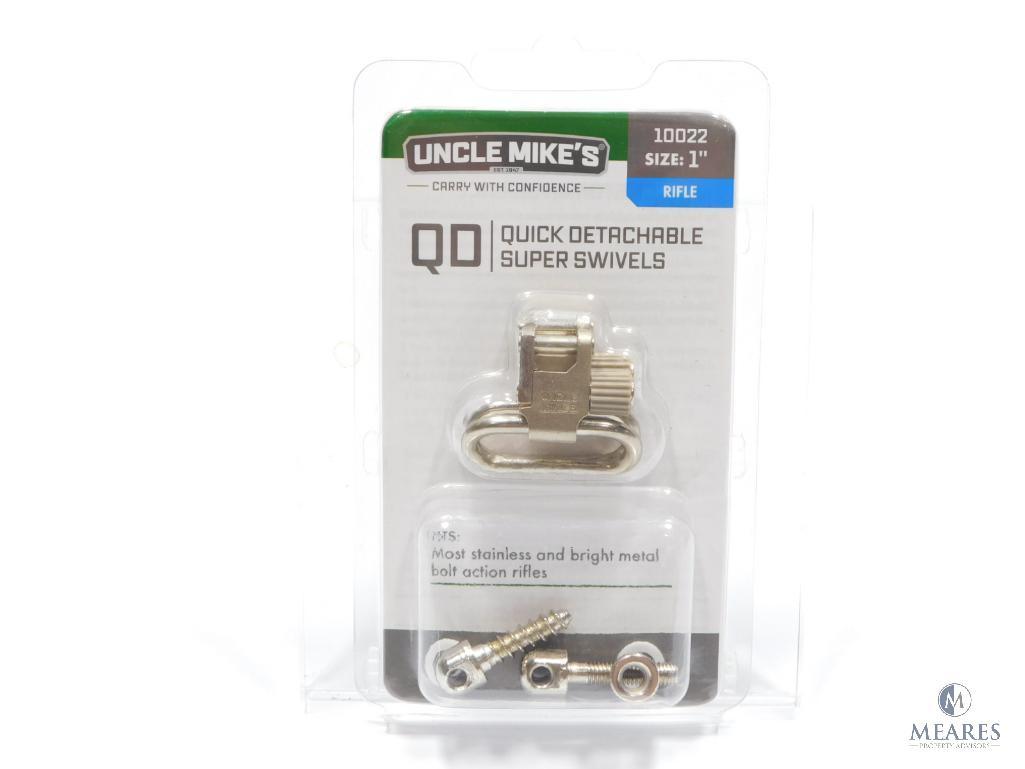 New Uncle Mike's Stainless QD Rifle Sling Swivels