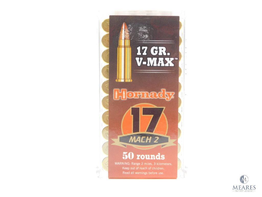 50 Rounds Hornady .17 Mach 2 With 17 Grain V-Max Bullet