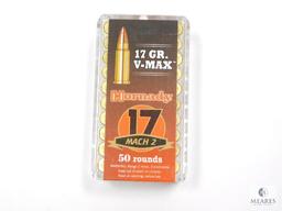 50 Rounds Hornady .17 Mach 2 With 17 Grain V-Max Bullet