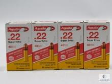 200 Rounds Aguila .22 LR Super Extra Copper Plated Bullet 40 Grain