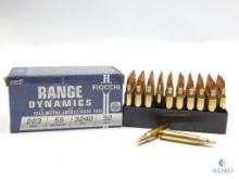 50 Rounds Fiocchi Range Dynamics .223 55 Grain FMJBT