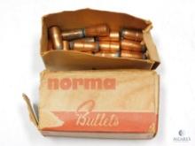One Box of Approximately 25 Projectiles Norma 9.3mm Caliber (.365") Diameter 200 Grain SPFN