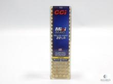 100 Rounds CCI .22LR Mini-Mag Varmint, 36 Grain Copper Plated HP 1260 FPS