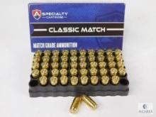 50 Rounds Atlanta Arms .380 ACP Match Ammo. 100 Grain FMJ