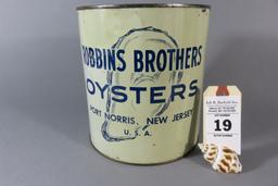 Robbins Bros. Oyster Can