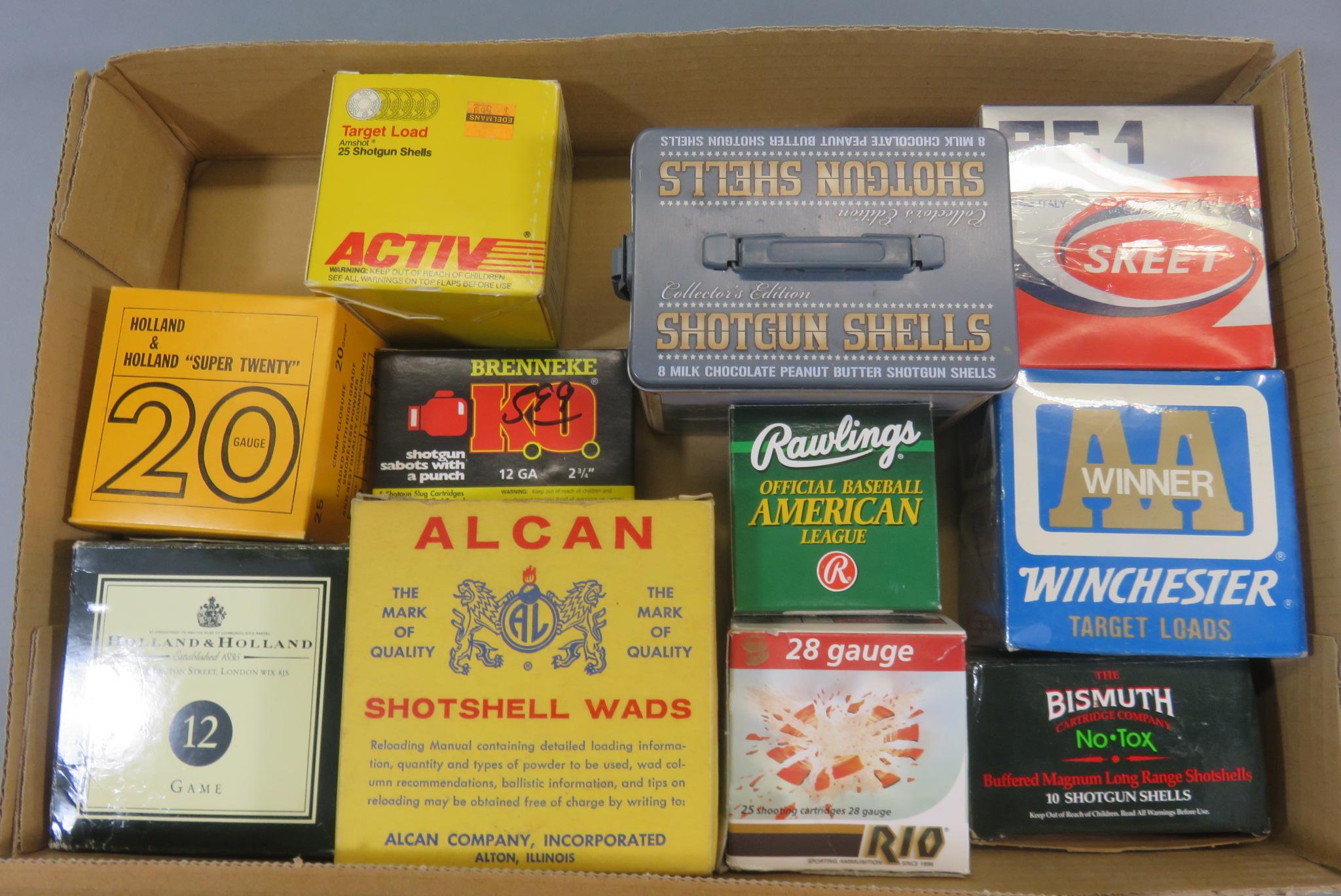 Lot of Advertising Shot Boxes