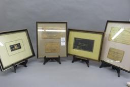 Lot of Framed Gun Manufacturer Ads