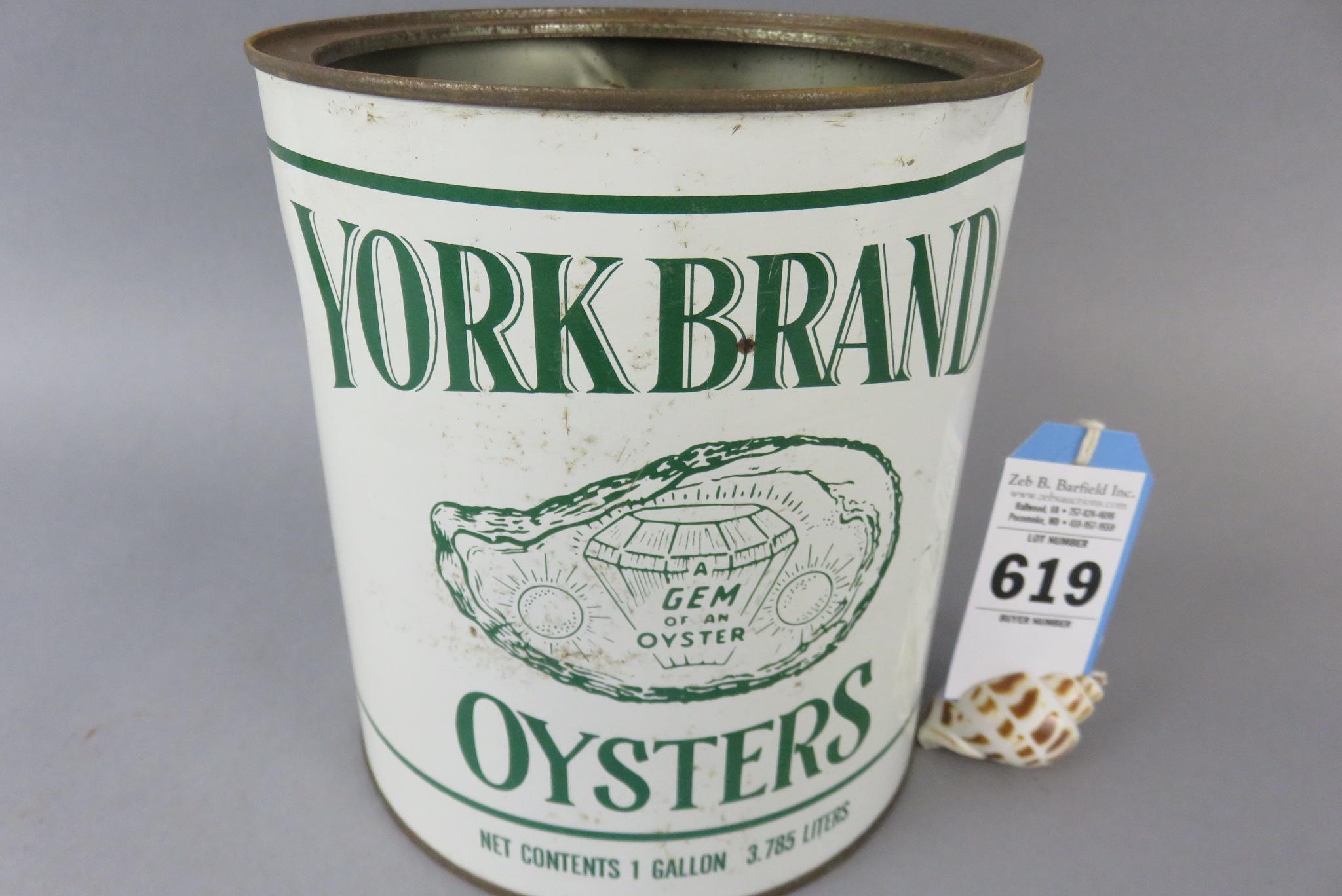 York Brand Oyster Can