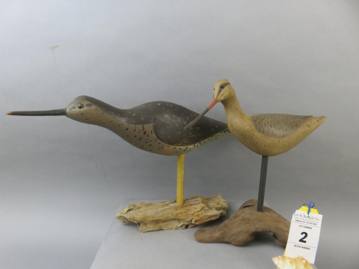 Lot of 2 Shorebird Carvings