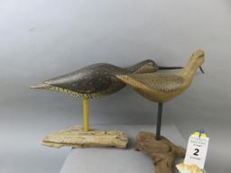 Lot of 2 Shorebird Carvings