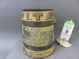 Bail Handle Herring Tin