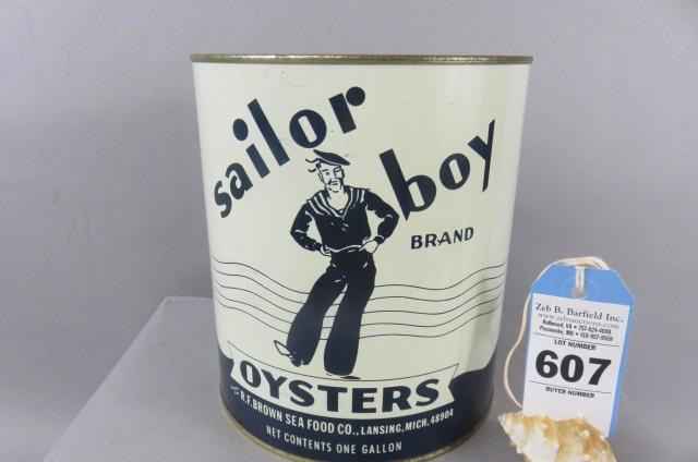 Sailor Boy Oyster Can