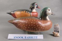 Wood Duck Pair by Duane "SNOOK" Barrett